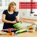 Nonstick Bakeware ditetapkan dengan genggaman